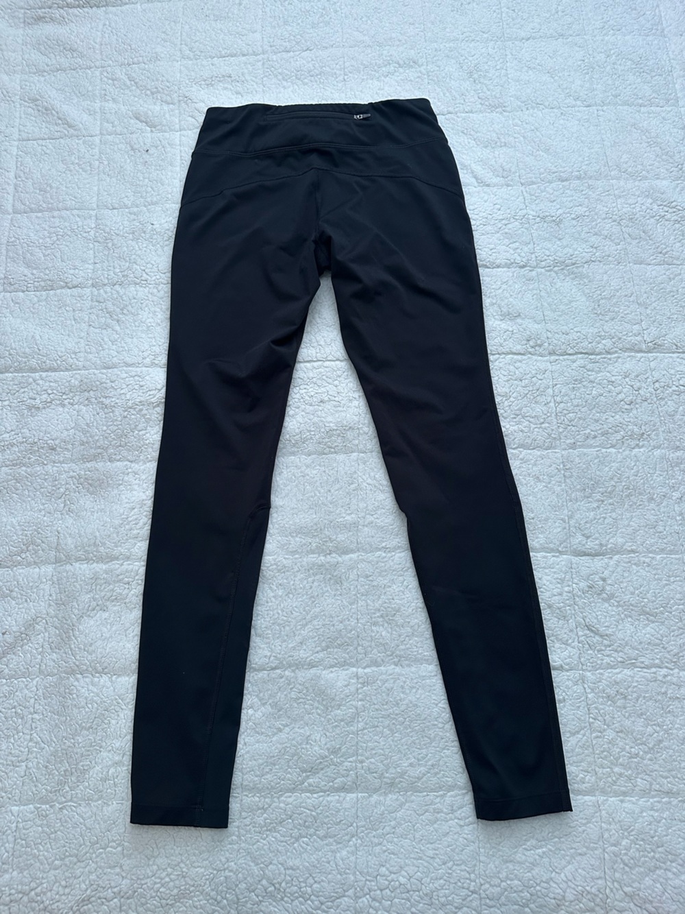 Nike Black Womens Performance Leggings with Silver Swoosh - Picture 3 of 5